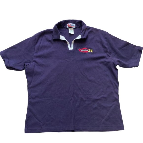Vintage Jeff Gordon #24 Chase Authentics Polo Shirt Women's 2XL RN93965 Purple - Picture 1 of 6